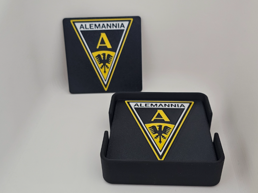Alemannia Aachen Untersetzer 6er Set mit Box