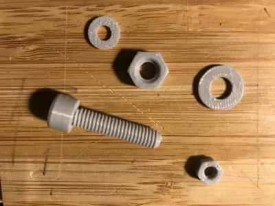Most Popular screws - 52 types - Fast print