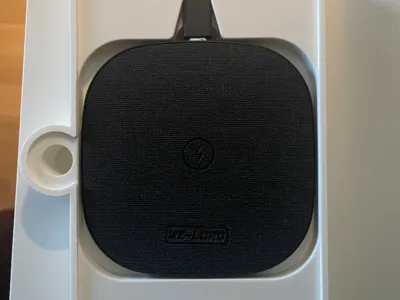 phone support  mount on the tube of Ikea light.