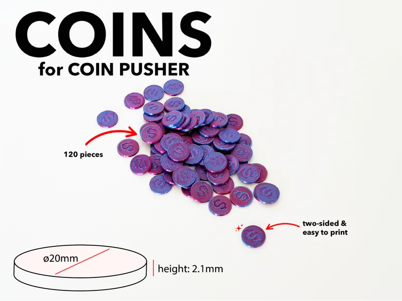 Coins for Coin Pusher