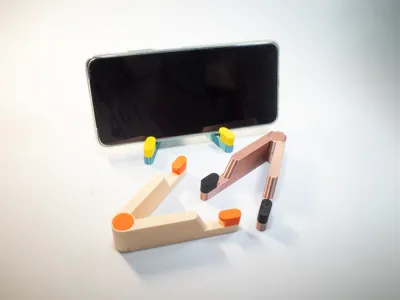 Foldable Portable Phone Tablet Stand Creamy Cute Style (Pre-separated, direct assembly)