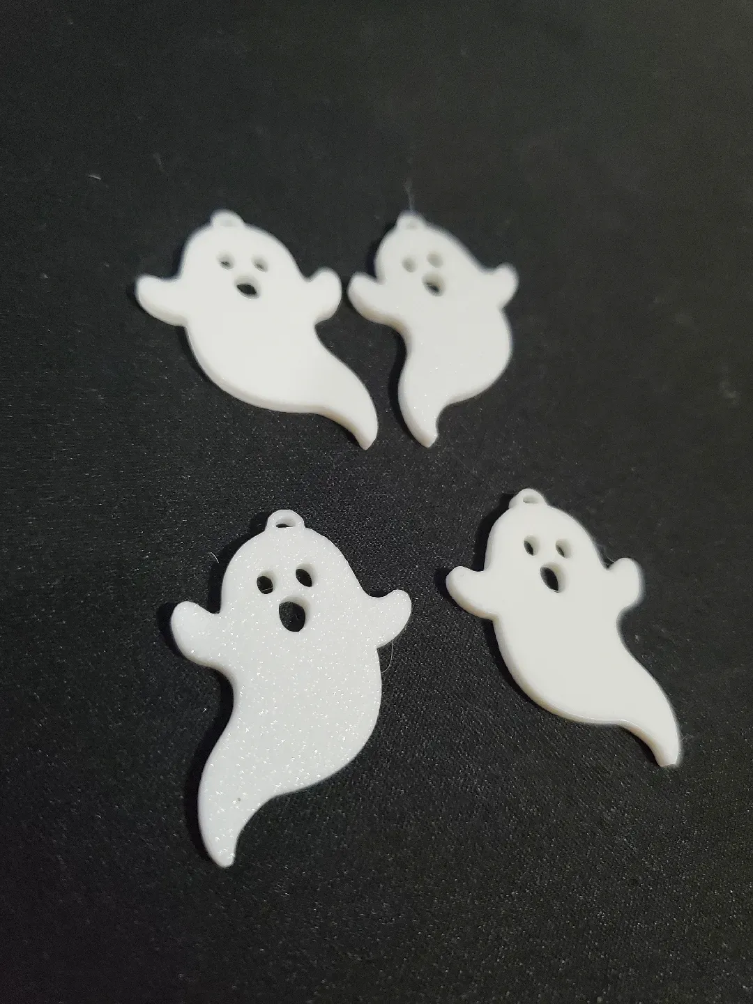 Simple Ghost Earrings - 1 color no AMS needed view 2