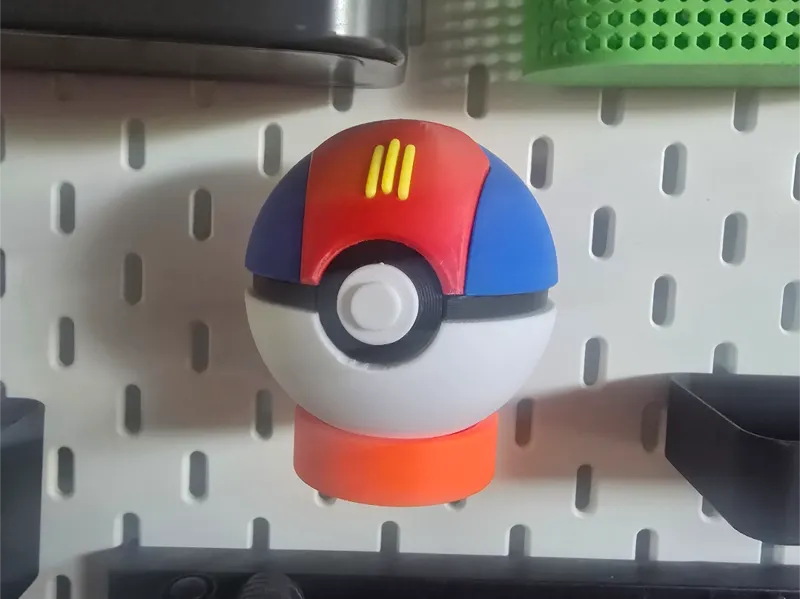 Ikea Skadis N3D Poke Ball Holder