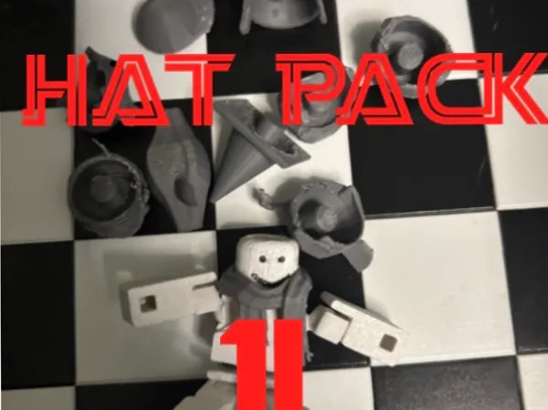 Pack de chapeaux pour figurine articulée
