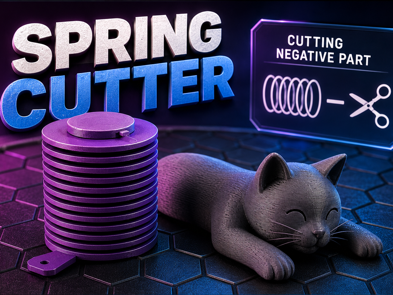 Spring Cutter Negative Piece