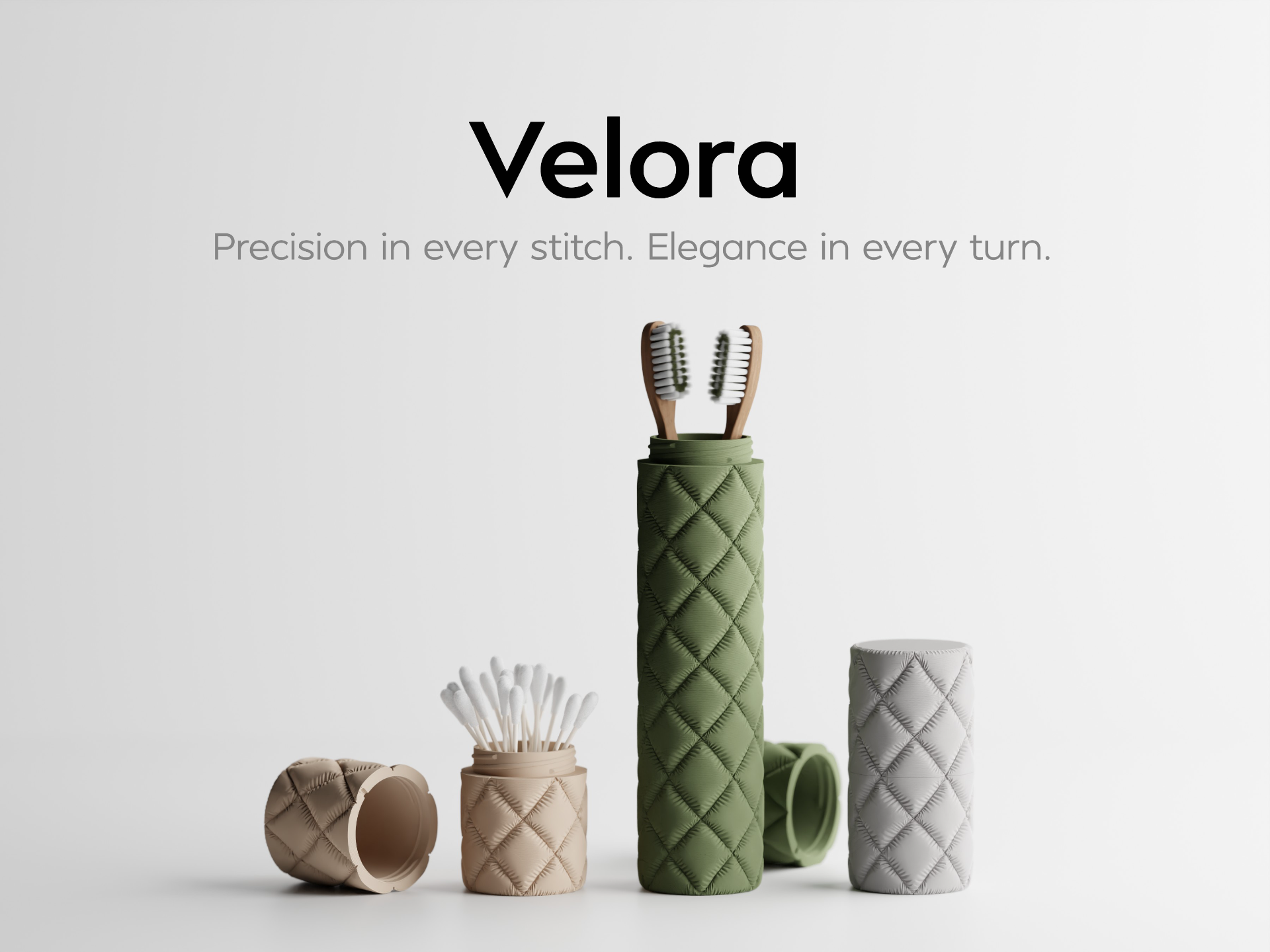 Velora Travel Container –Precision in every stitch