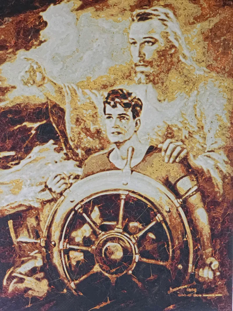 Jesus Christ Our Pilot (HueForge)