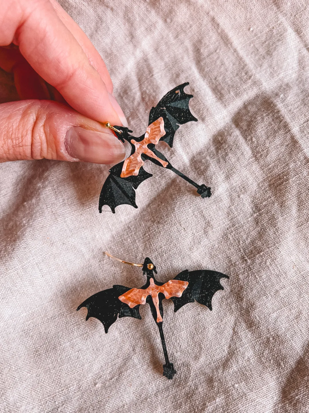Fourth Wing Dragon Earrings view 3