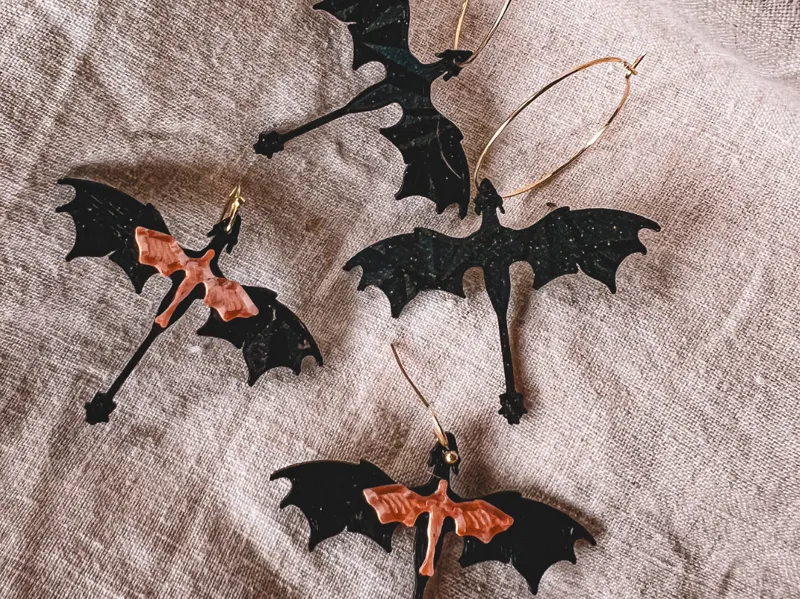 Fourth Wing Dragon Earrings
