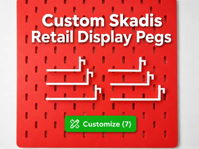 Customizable Skadis Retail Pegs