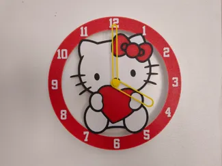 Horloge Murale Hello Kitty