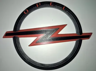 Opel-Emblem zweifarbig