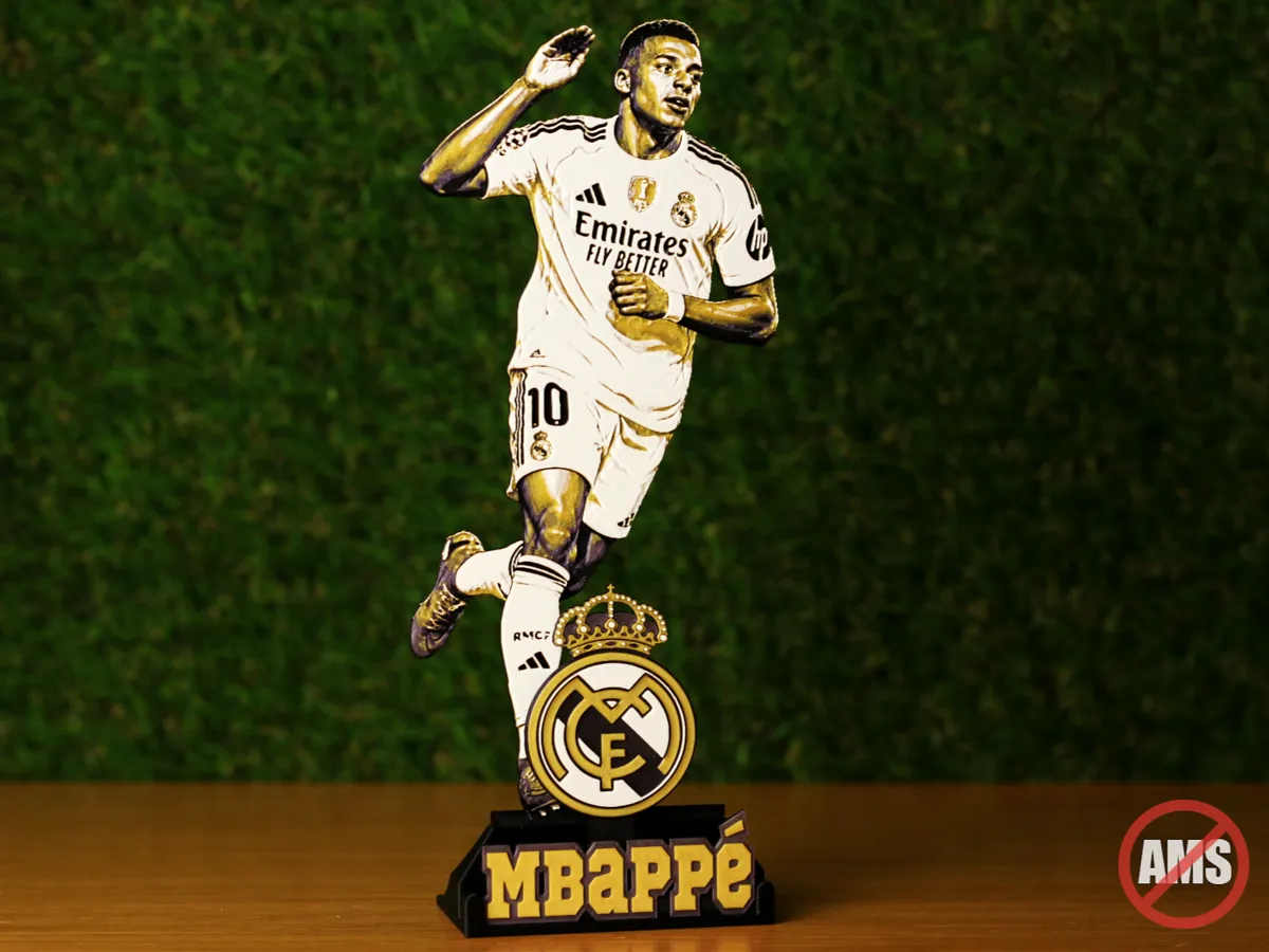 Error X Icono Mbappé - Real Madrid - Iconos del fútbol #023 - Modelo de impresión 3D ...