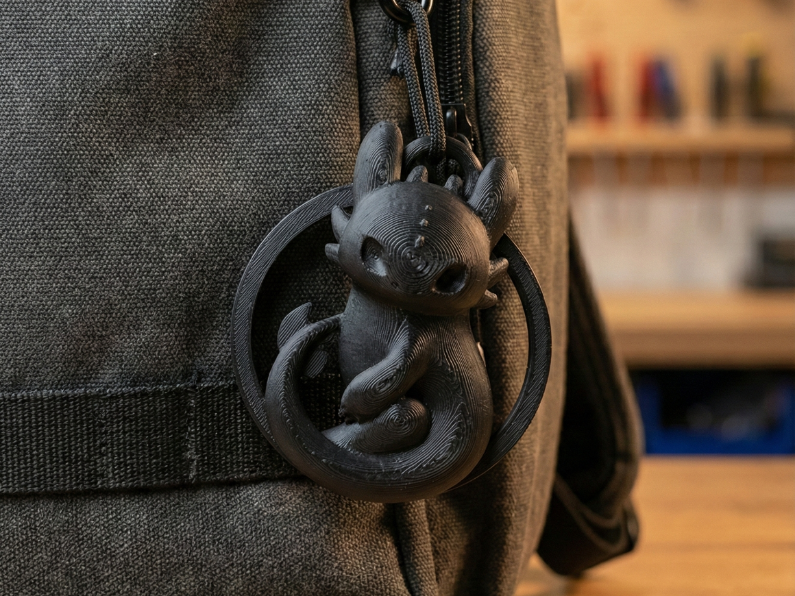 Miniatura 1 do modelo 3D Toothless pendant