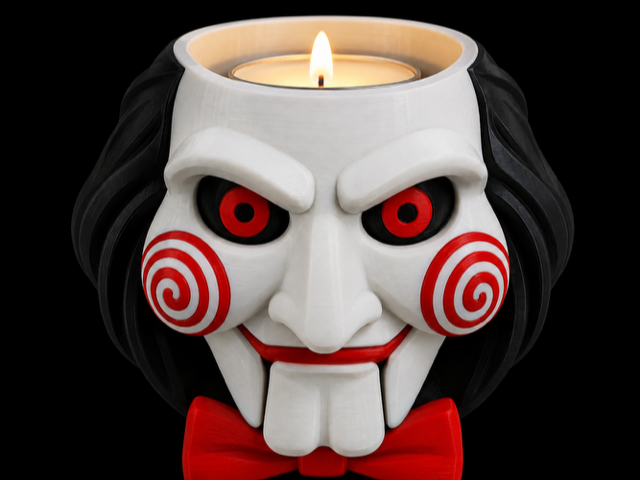 Jigsaw candle holder 3D model