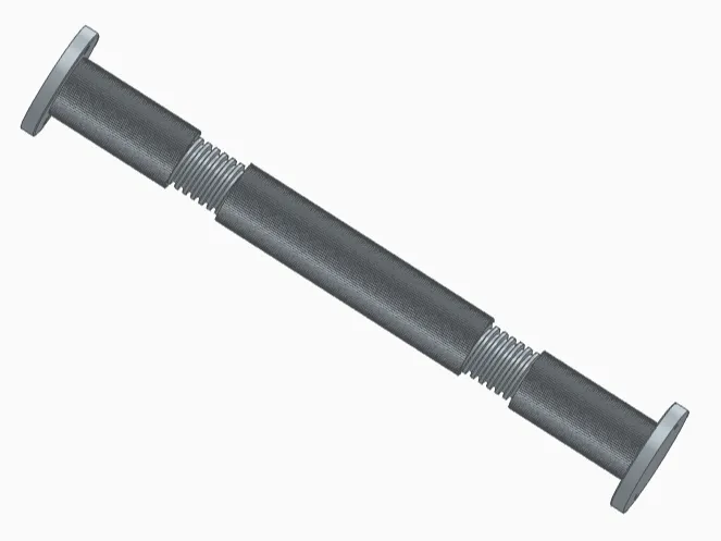 Twist-Driven Expanding Support Leg (48–70 cm)