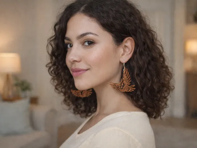 flying owl earrings