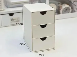 收纳盒 桌面小型化妆品家具整理办公简约储物盒首饰发圈抽屉式