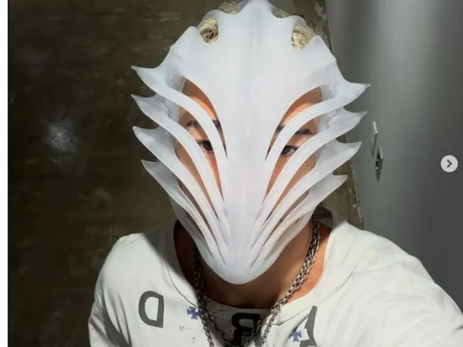Wearable Alien Second Anatomy Cosplay Mask