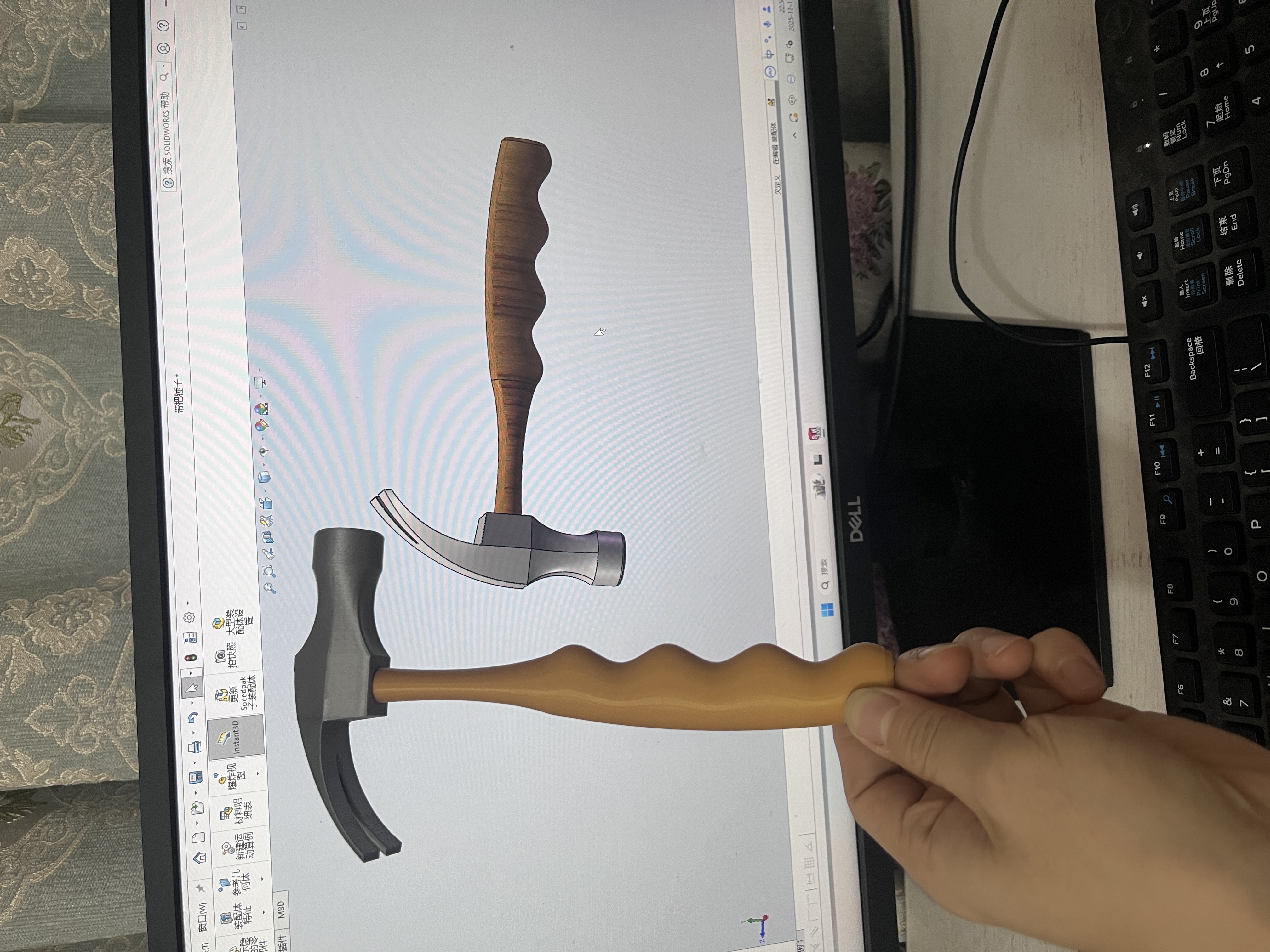 Miniatura 2 do modelo 3D 打个锤子
