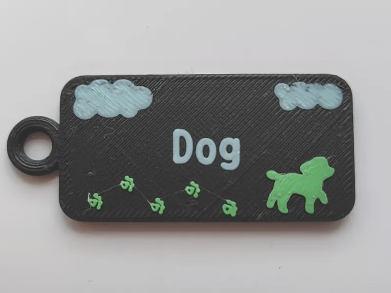 Keychain with “Dog” tag
