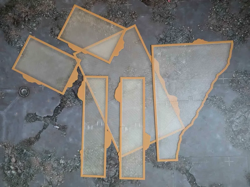 Official 40k 11th Edition Terrain Templates