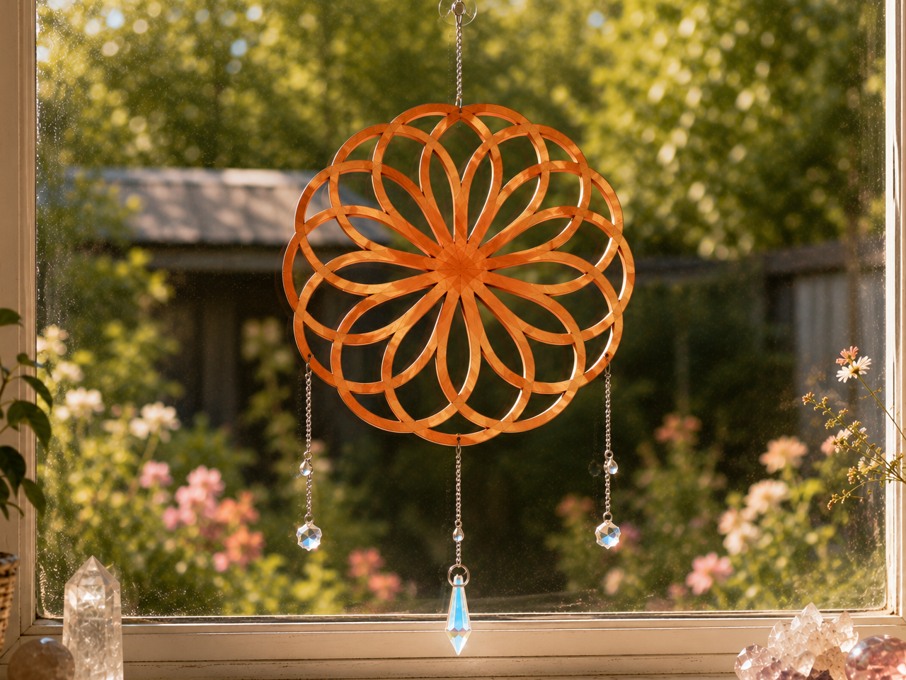 Blume des Lebens SunCatcher | Wand- & Fensterdeko