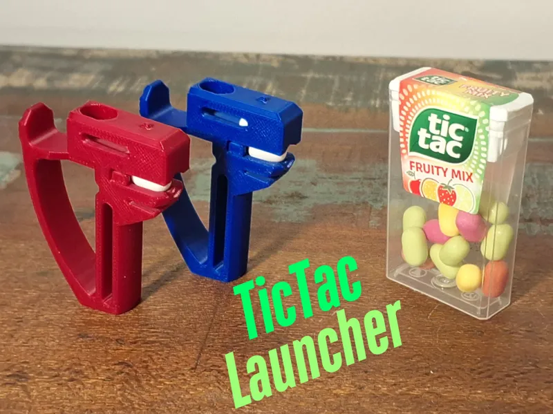 Tic Tac Launcher - print-in-place