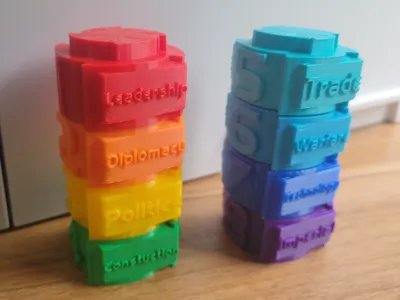 Twilight Imperium Strategy Card Tower
