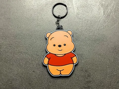 Llavero: Winnie the Pooh-inspired keychain — referencia de MakerWorld