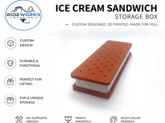 Ice Cream Sandwich Storage Box