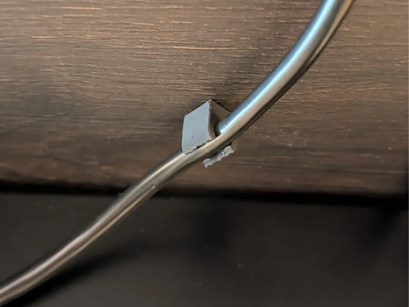 Tiny cable clip (parametric)