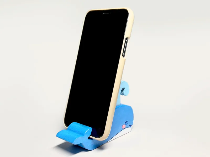 Whale phone holder