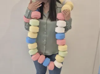 Candy necklace bracelet costume