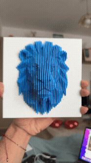 Layered Lion Model ( the Blue Lion )