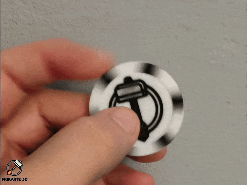 SpinMaker Chip – Customizable Spinning Maker Token