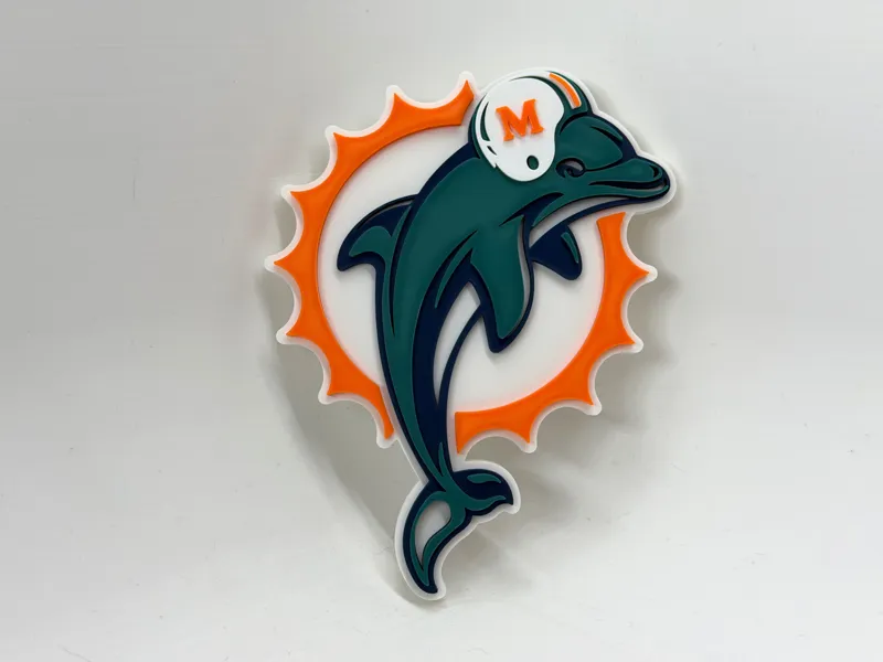 Miami Dolphins Logo 1997