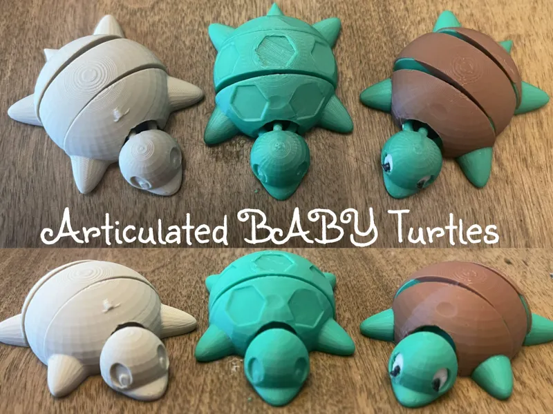 Articulating Baby Turtles