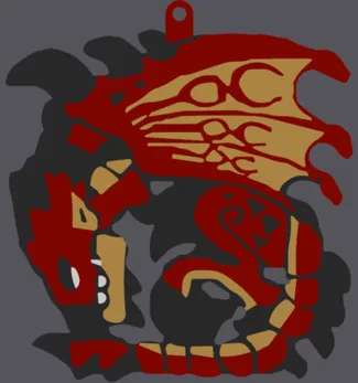 Rathalos Keychain