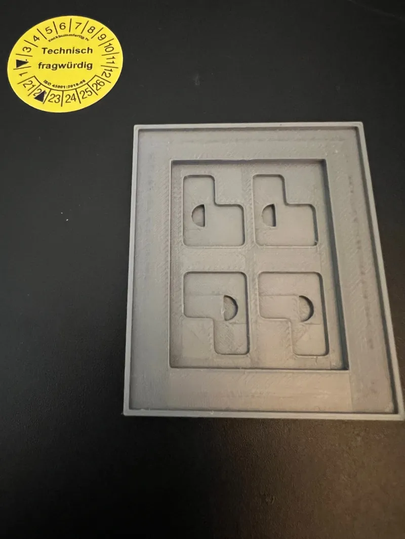 modded Wiper tray and mold for 4 trays 