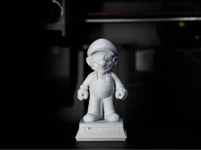 Mario - Ruined Stone Sculpture (Real Photos, Not AI)