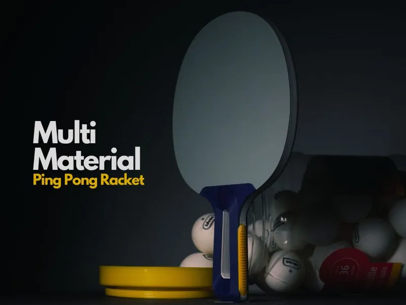 Ping Pong Racket • Multi Material Set