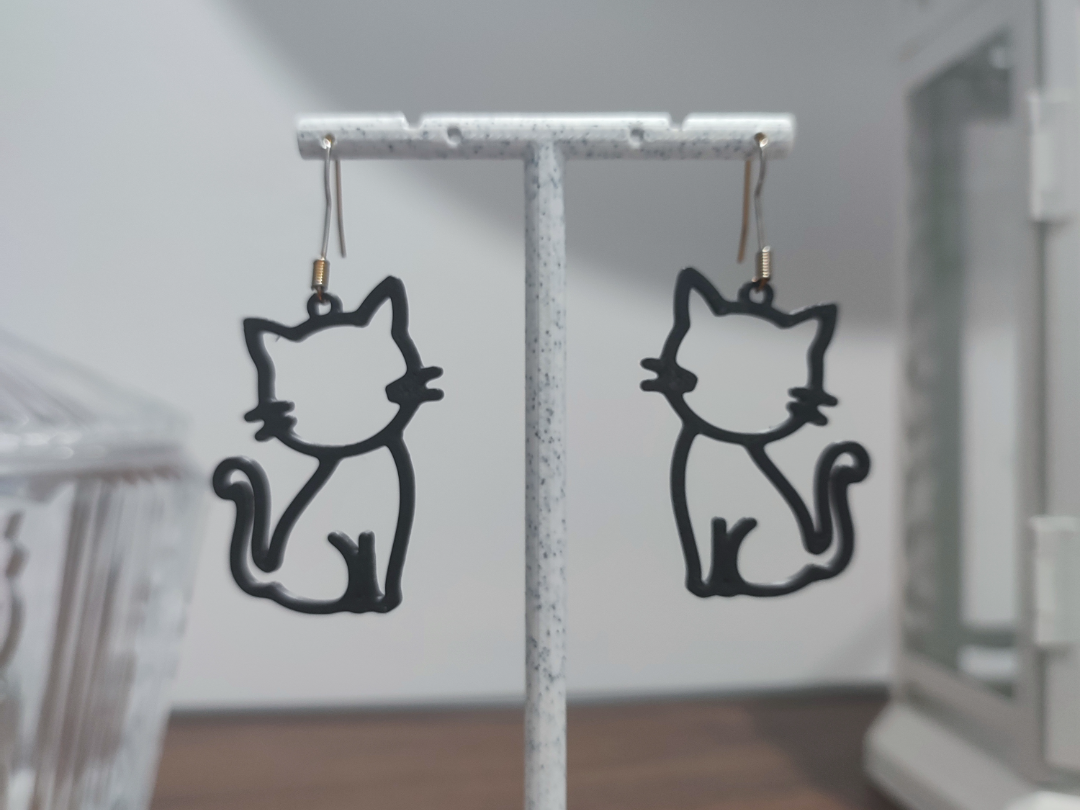 Aretes Gatito Minimal