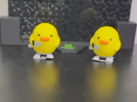 Cute meme duck (New wind up legs) view 3