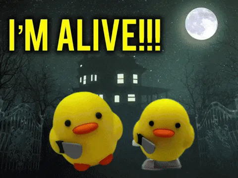 Cute meme duck (New wind up legs) by 3dPrintInPlace MakerWorld: Download Free 3D Models - 3D model önizlemesi