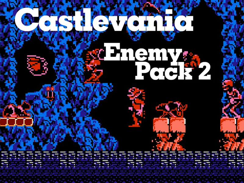 Castlevania Enemy Pack#2 | Keychains | WallArt