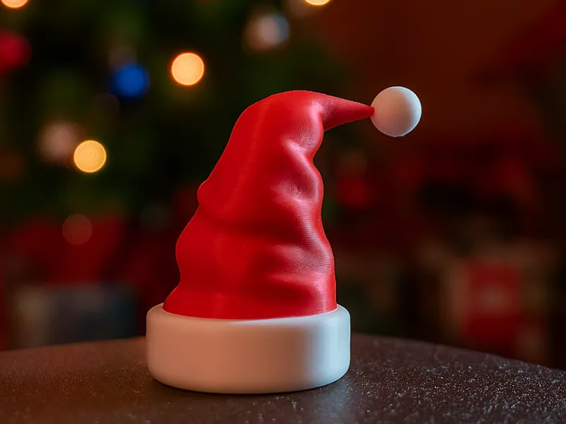 Santa Hat Bauble  - AMS And No AMS
