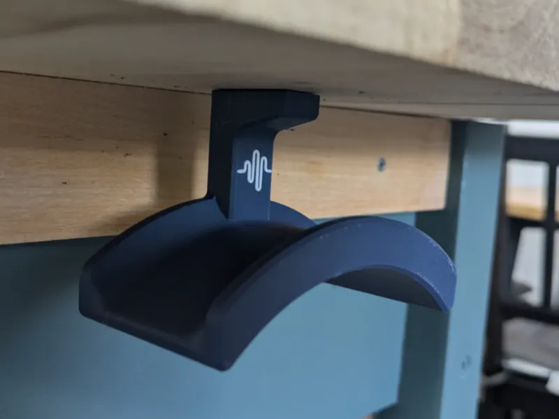 Extra Support Headphone Hook - Underside Mounting