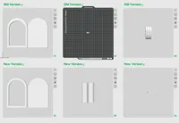 Updated with Older Version, New Version, & Removeable Pegs