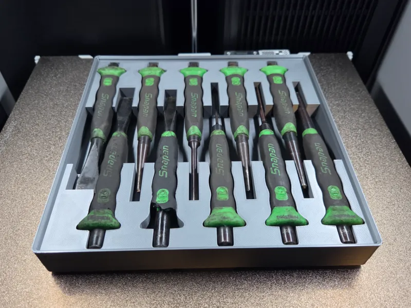 Snap-on Soft Grip Punch Set Gridfinity Organizer 